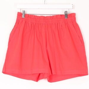 Monrow Poplin Paperbag Shorts NWT